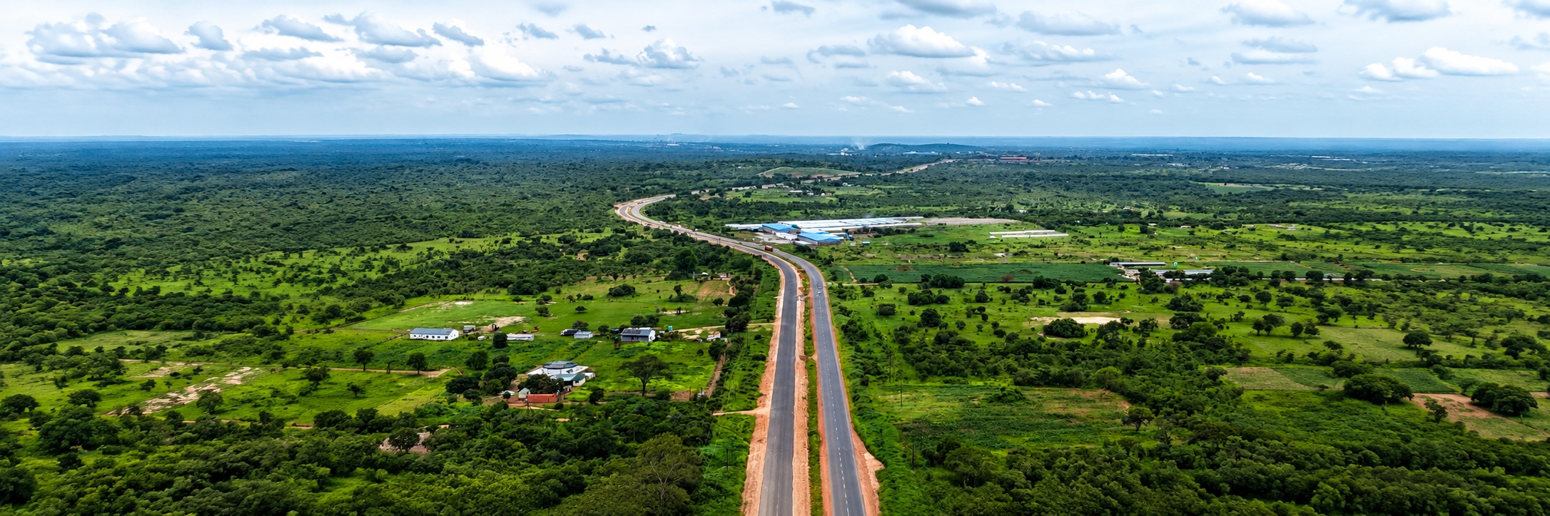 MOIC toll plaza and roadway